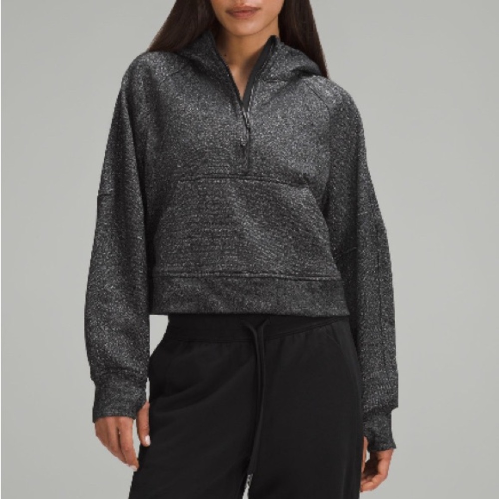 NWOT Lululemon Scuba Oversized Half-Zip Hoodie *Spark🖤